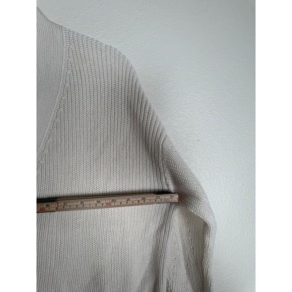 NWT Universal Thread Women's V-Neck Cream Button-up Sweater Knit Boho Preppy L - Picture 5 of 10